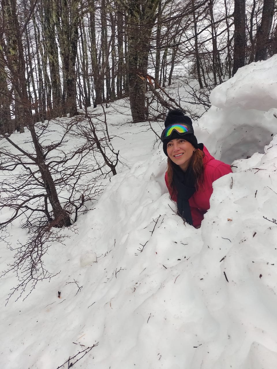 Nieve al Límite em Bariloche, foto real de passageiros da Terramar Patagônia