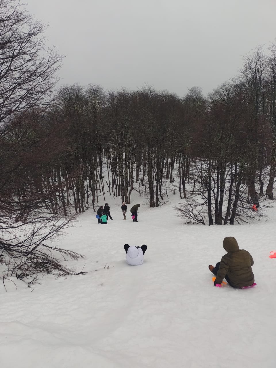 Nieve al Límite em Bariloche, foto real de passageiros da Terramar Patagônia