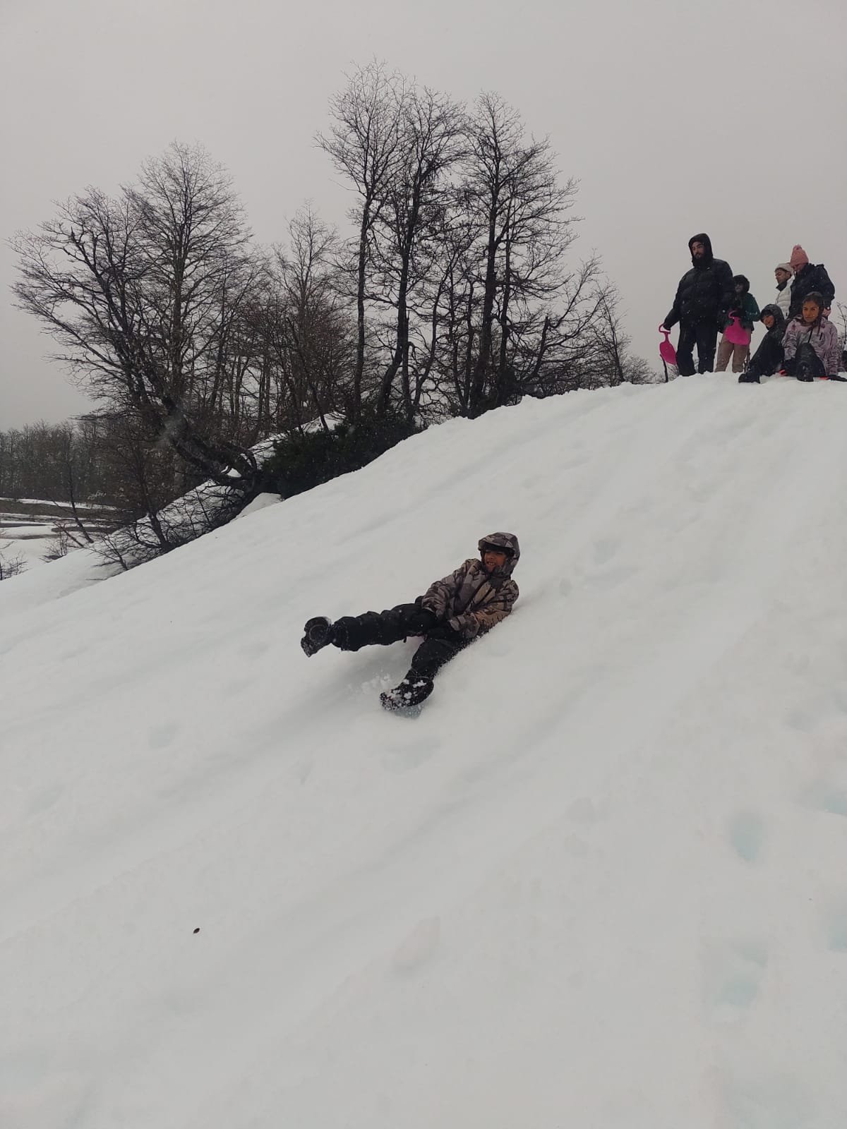 Nieve al Límite em Bariloche, foto real de passageiros da Terramar Patagônia